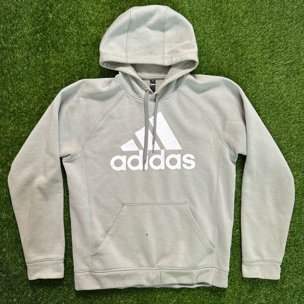 Adidas Hoodie Long Sleeve Gray Men’s Size Small.
